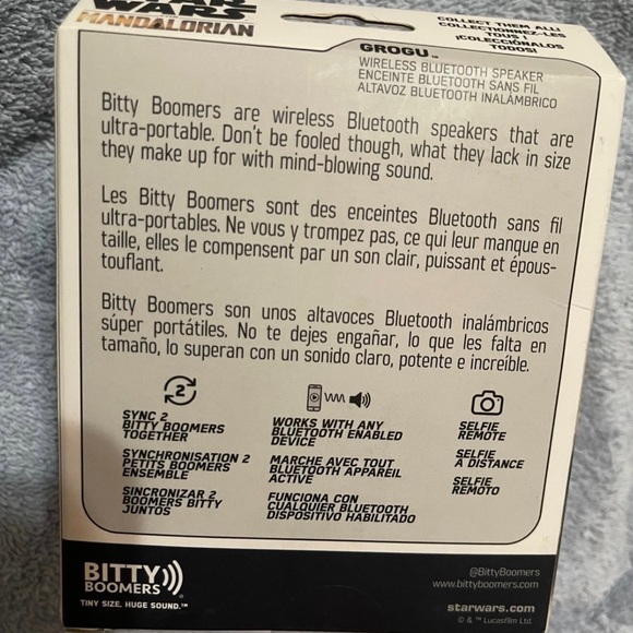 Star Wars The Mandolian Grogu wireless Bluetooth speaker . New - Picture 2 of 4